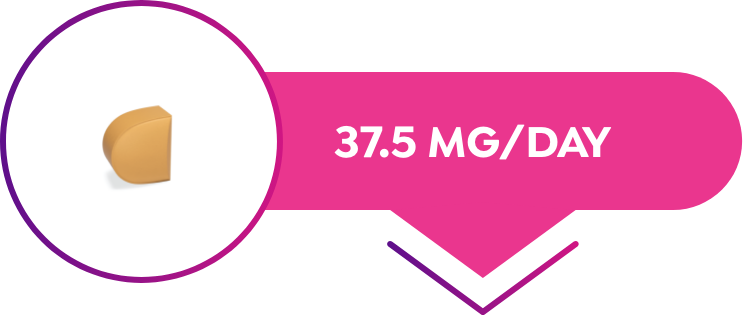 37.5 MG/DAY