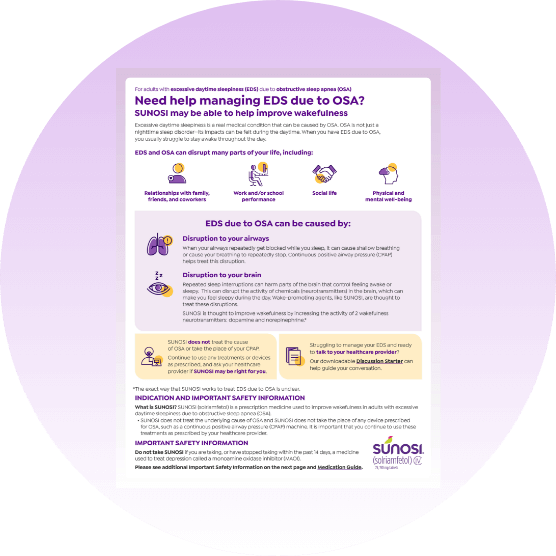 SUNOSI® reference guide